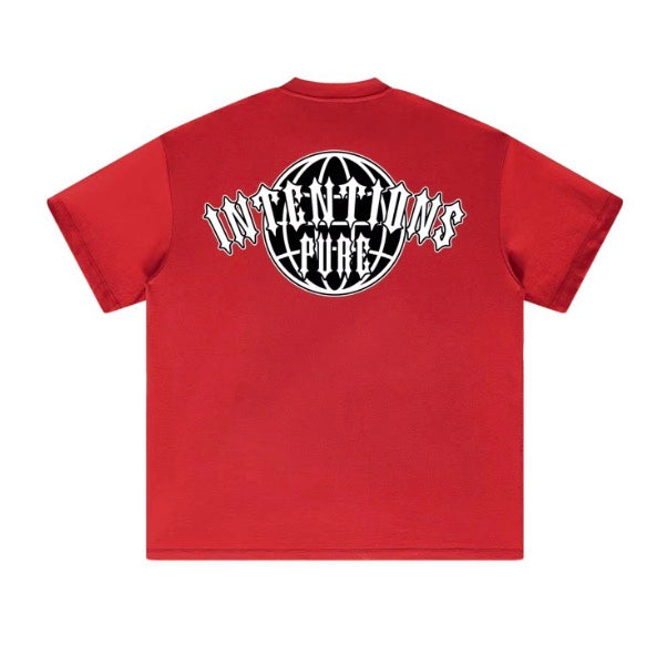 Inferno Red-Oversized Tee