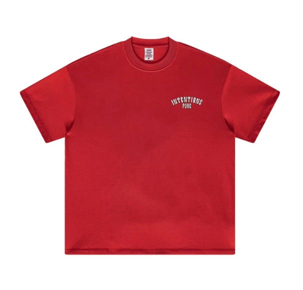 Inferno Red-Oversized Tee