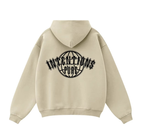 Intentions Pure Zip-Up Hoodie - Sand Dune