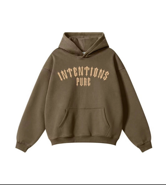 Essential Brown – Intentions Pure Hoodie