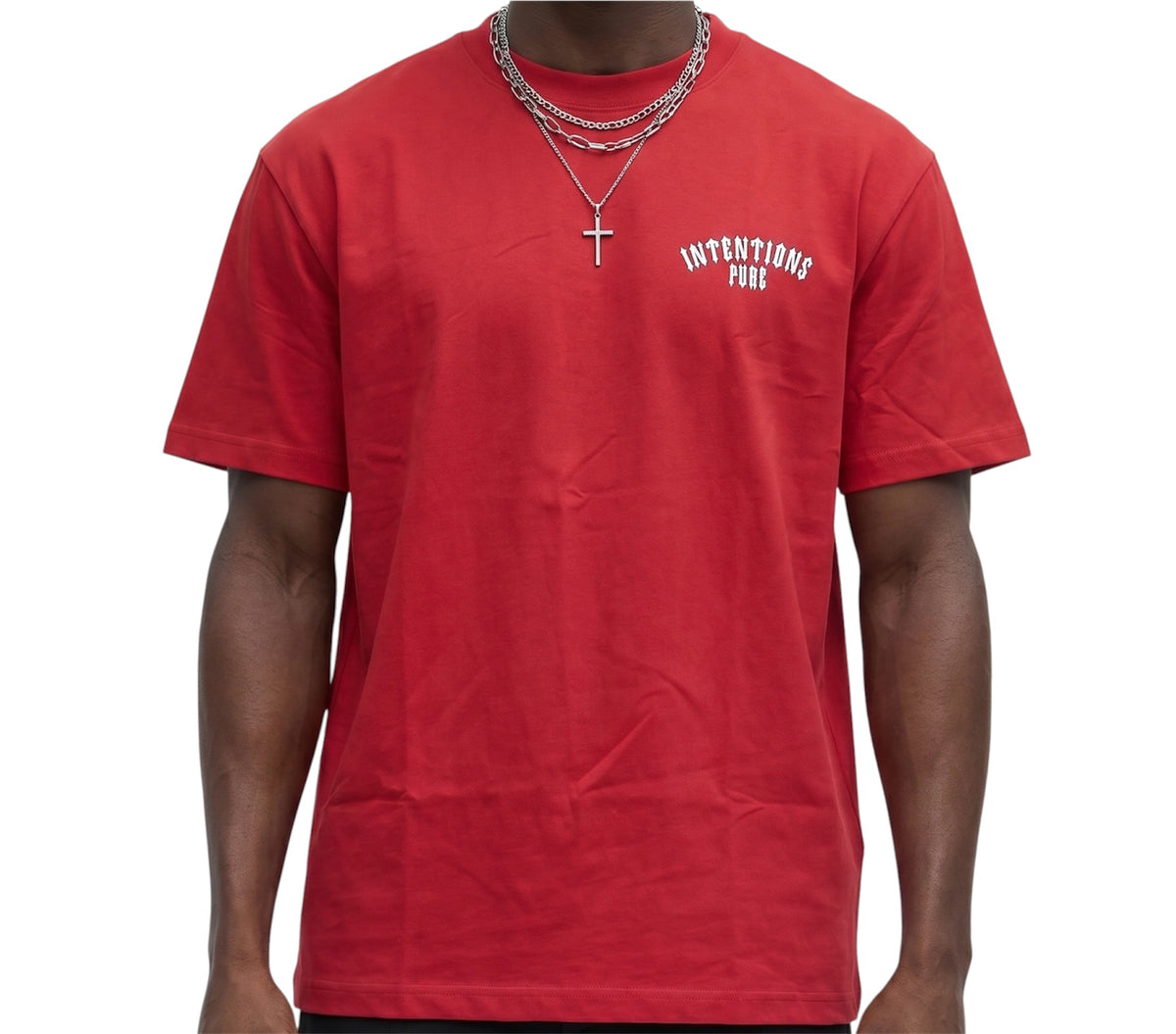 Oversized Tee - Inferno Red