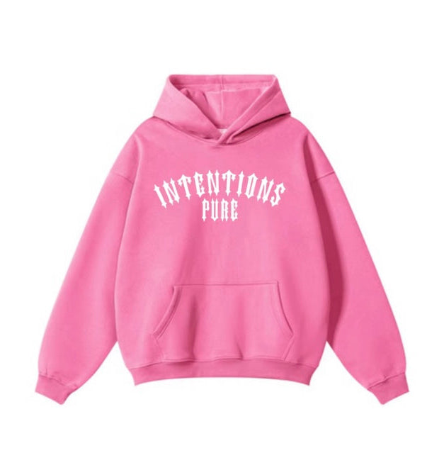 Intentions Pure Hoodie - Rose Pink