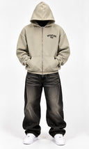 Zip-Up Hoodie - Sand Dune
