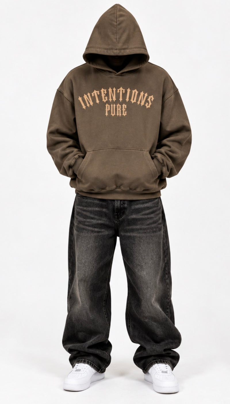Hoodie - Essential Brown