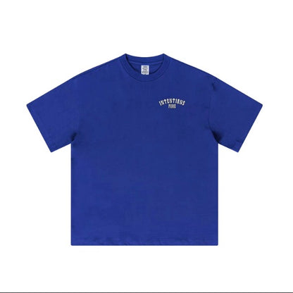 Royal blue-Oversized Tee