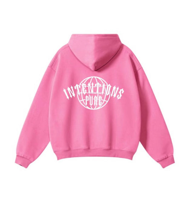 Intentions Pure Hoodie - Rose Pink