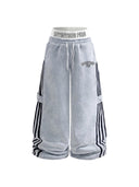 Wide leg sweatpants