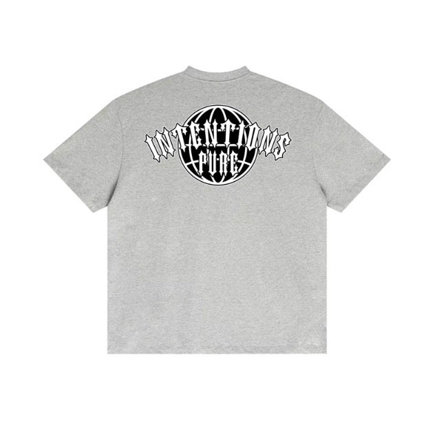 Stone gray-Oversized Tee