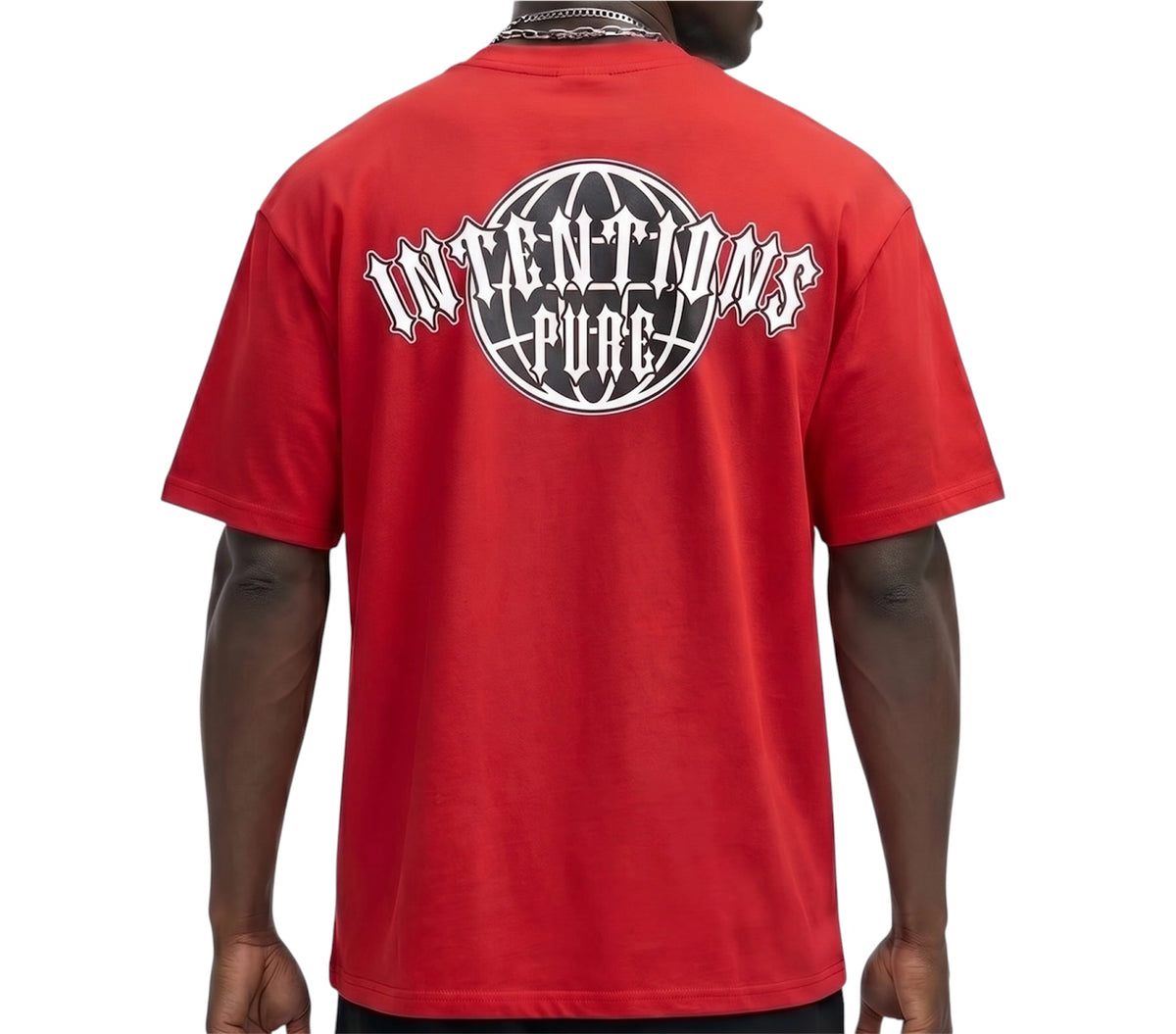 Oversized Tee - Inferno Red