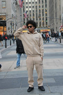 Intentions Pure Zip-Up Hoodie - Sand Dune