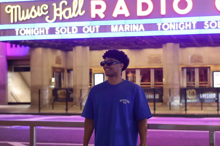 Oversized Tee - Royal blue