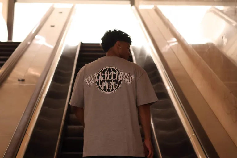 Oversized Tee - Stone gray